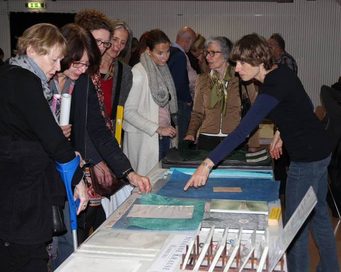 Stand von Susanne Krause auf der Buchbindermesse in Köln 2014